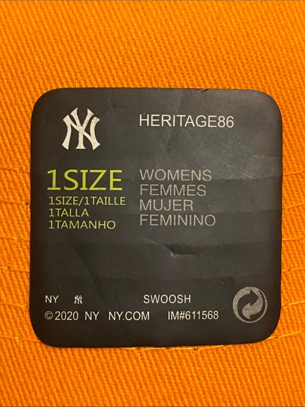 New York Yankees Women’s Nike Heritage86 MLB Baseball Hat O/S